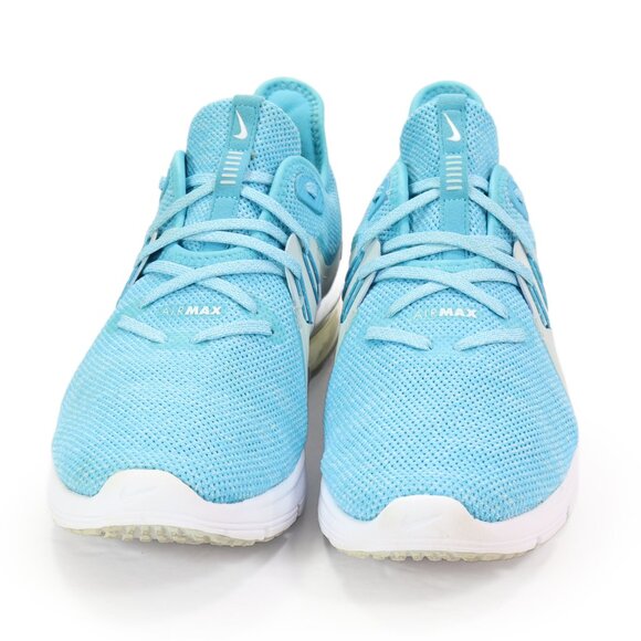 Nike Air Max Sequent 3 Women's Running Shoe Blue Fury Flyknit Athletic Sneaker - Picture 2 of 9